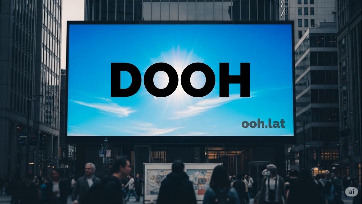 DOOH qué es Digital Out Of Home Publicidad Exterior aplicación app